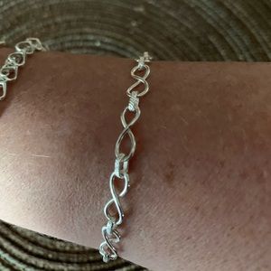 Sterling Infinity Bracelet